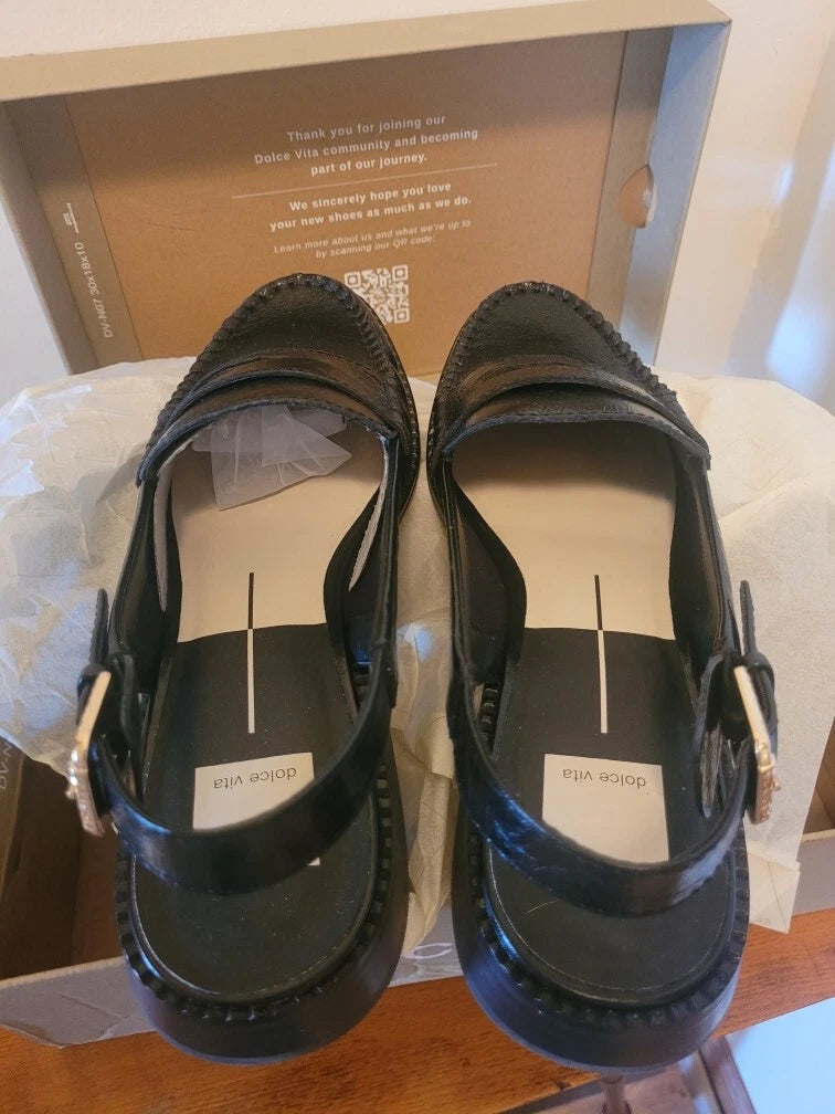 Dolce Vita Women's Size 9.5 Style: Hardi - Midnight Crinkle Patent - New in Box