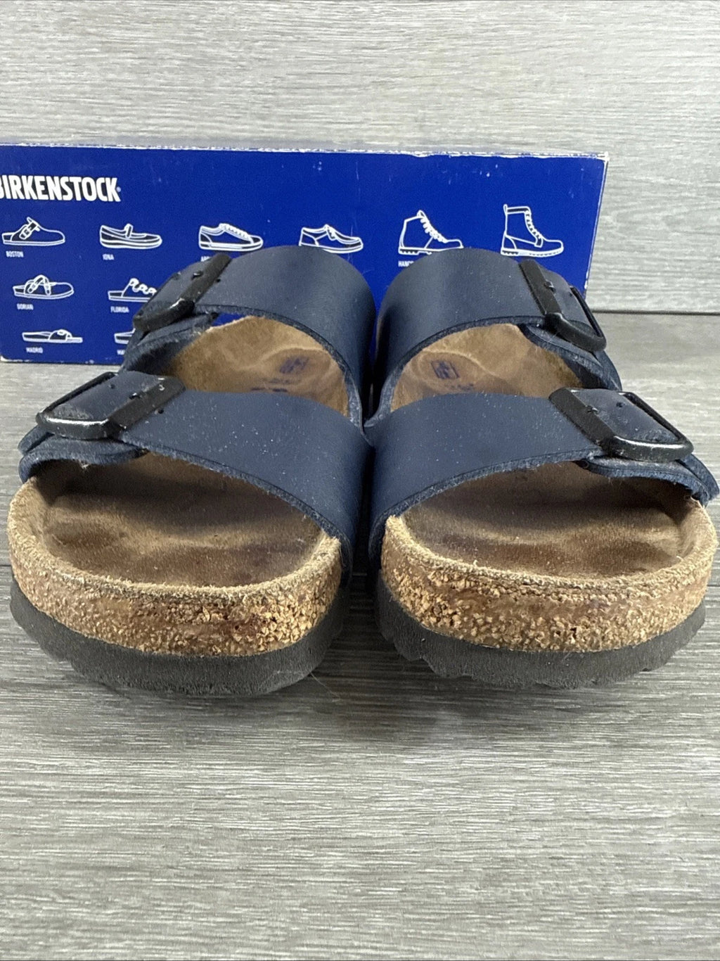 Birkenstock Arizona Soft Footbed Sandals Women’s EU 36 US 5 5.5 Blue