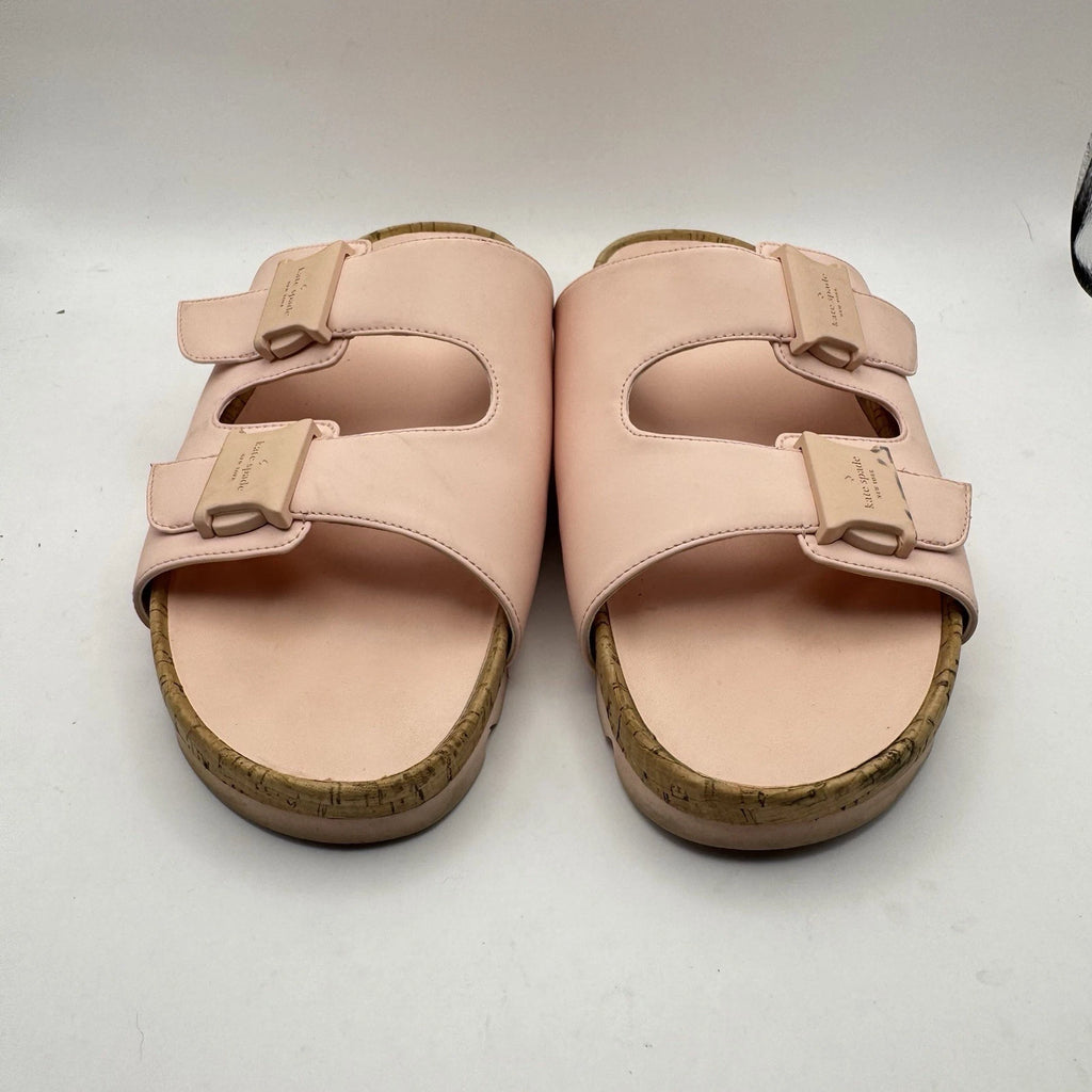 Kate Spade Becca Sandals Size 10 B Pink Women's Style KC411 DOUBLE STRAP