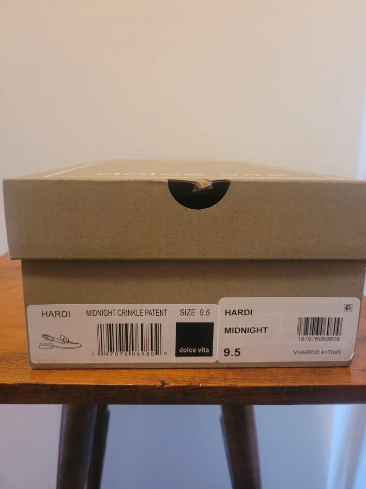 Dolce Vita Women's Size 9.5 Style: Hardi - Midnight Crinkle Patent - New in Box