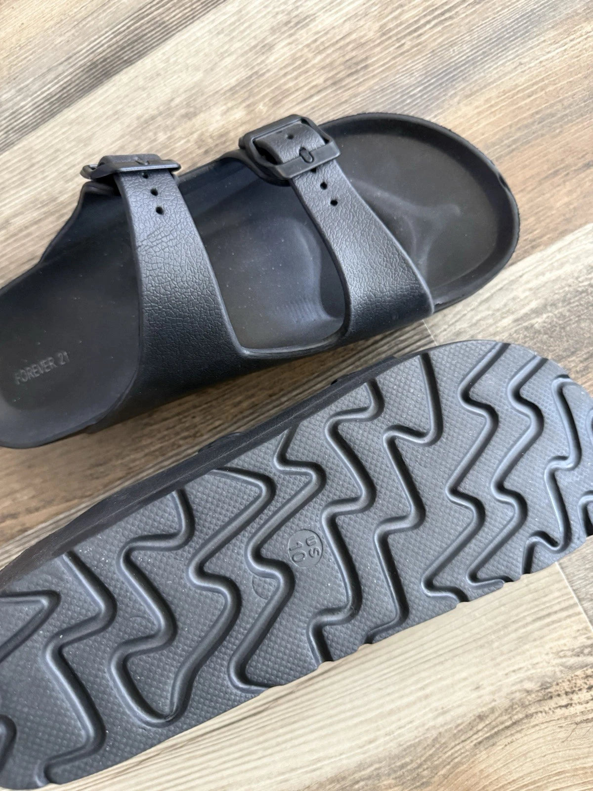 Forever 21  Strap Slides Birkenstocks Style
