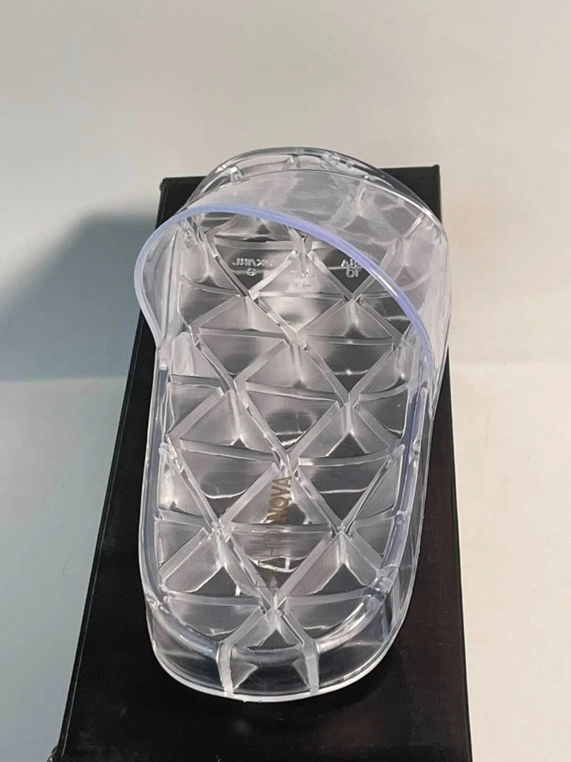 Fashion Nova Clear Slip On Slides Mules Sandals Women's Size 10 New in box