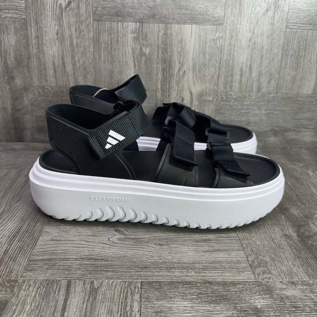 Adidas Women's size 10 Slyn Black Platform Sandals