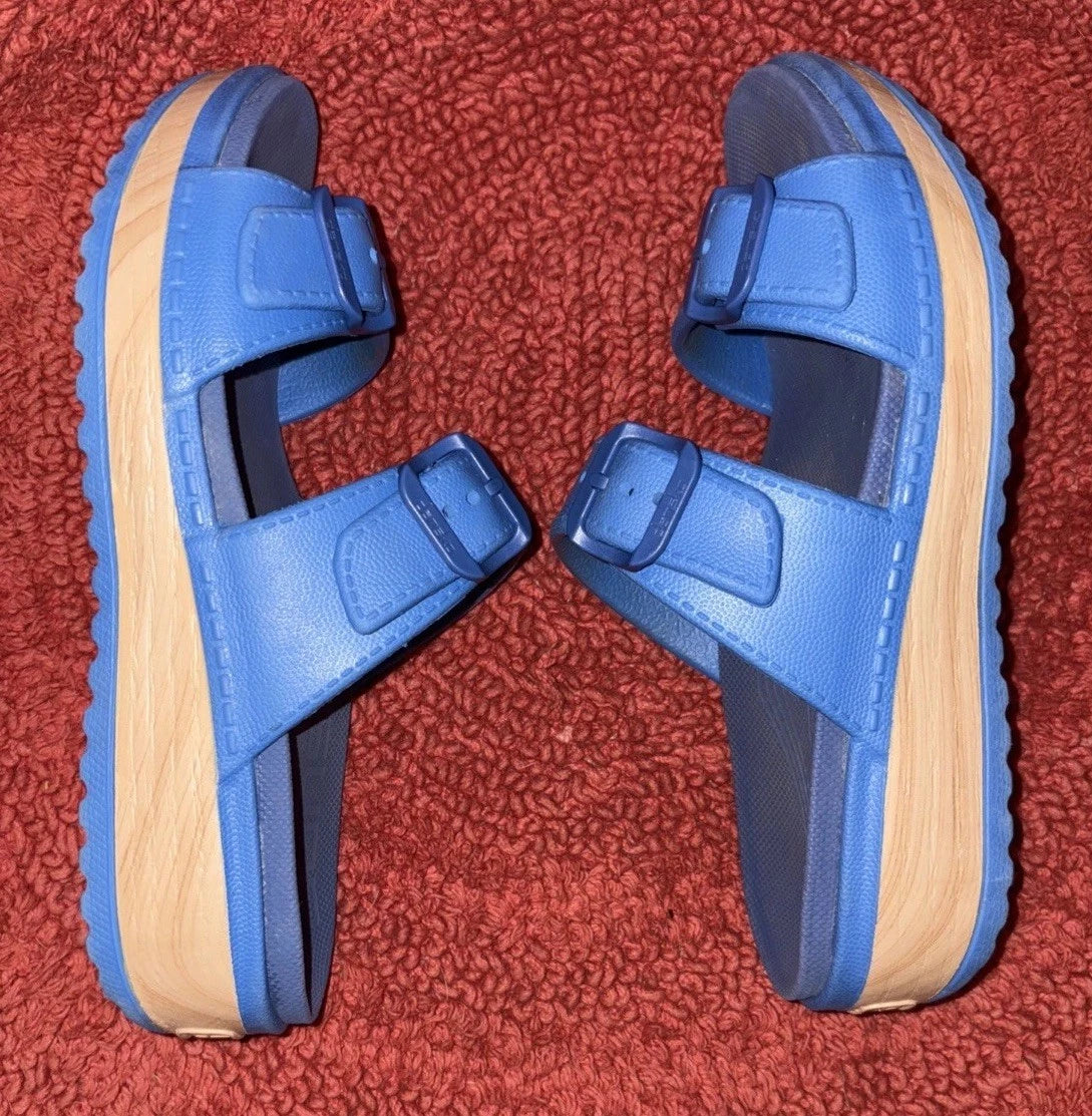 Dansko Women's Kandi Blue Sandal Slide Mule Size 7.5 - 8 M, Comfort & Style