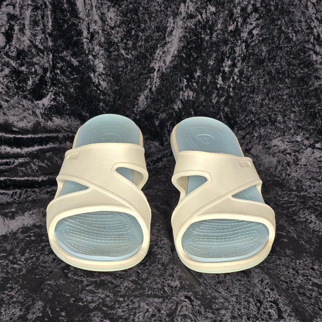 Crocs 10 Can't Find Exact Style -Wider Strap -Slip On Sandal Beach Ocean Coastal
