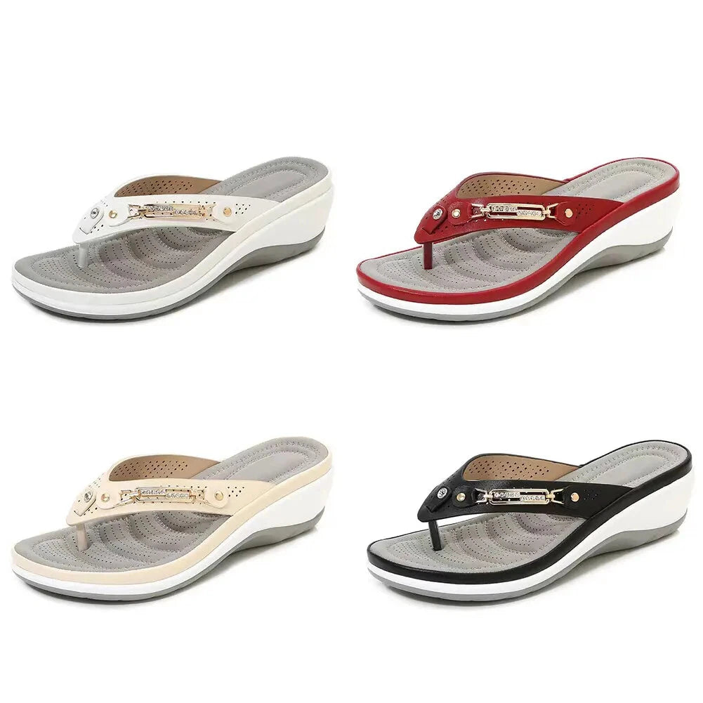 2025 New Fashion Slides Non-Slip Shoes Beach Sandals Leisure Flip Flops Open Toe