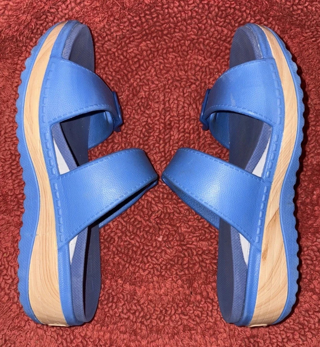 Dansko Women's Kandi Blue Sandal Slide Mule Size 7.5 - 8 M, Comfort & Style
