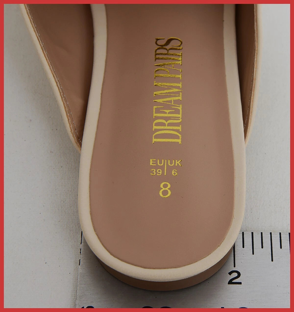 DREAM PAIRS Women's Fashion CLASSY CREAM COLORED BUCKLE Design Slides Sandals S8