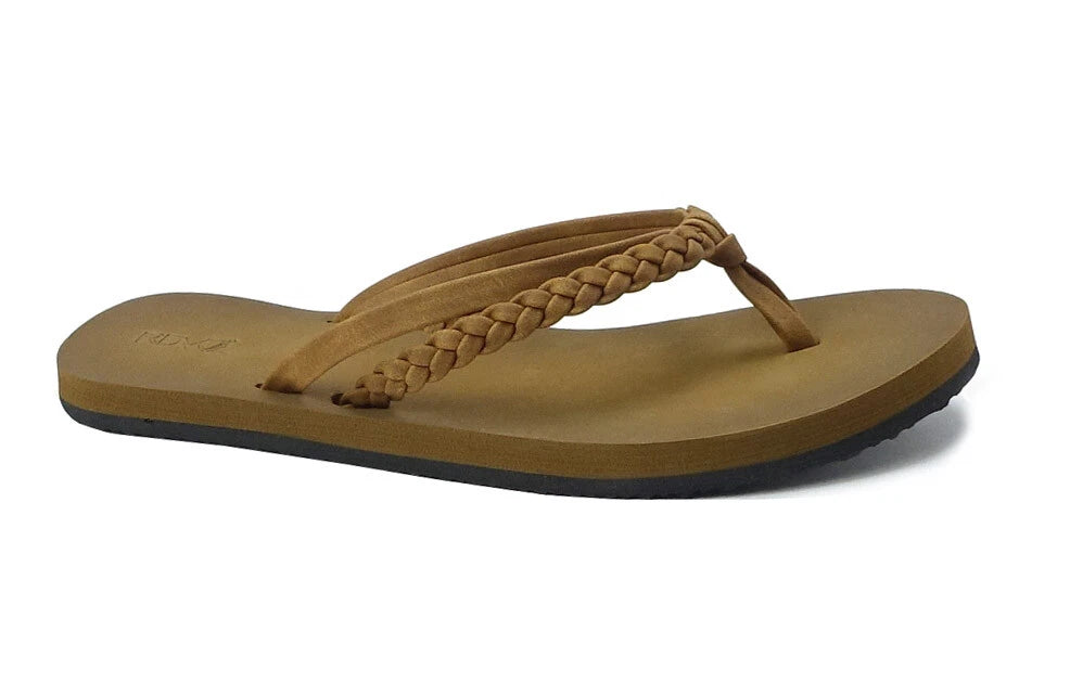 New Womens Double-Strap Braided Beach Sandal UltraSoft Glitter Fashion Flip Flop
