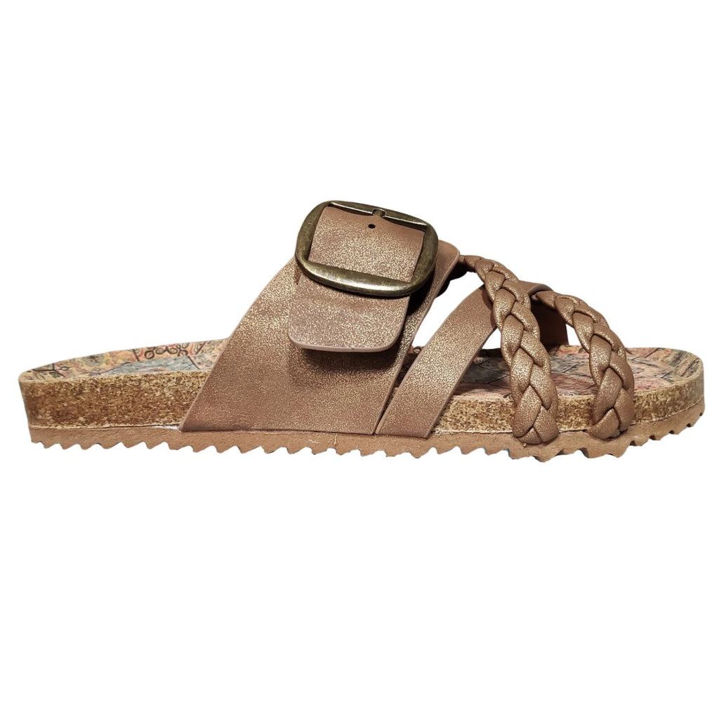 Very G Womens Nora 3 Fashion Slide Sandal, Tan