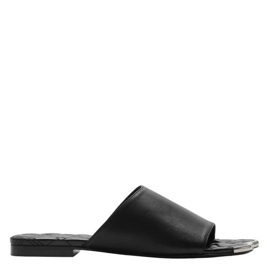 Burberry Leather Duck Slides