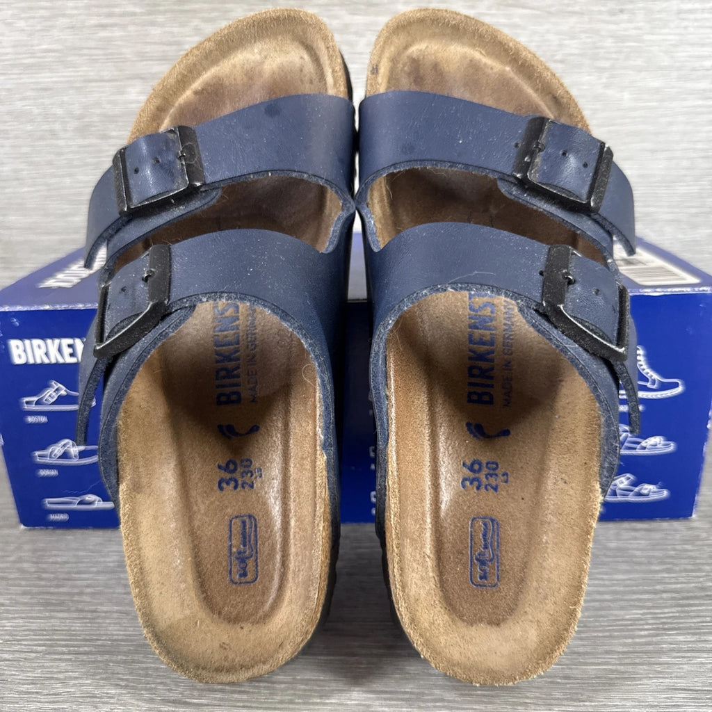 Birkenstock Arizona Soft Footbed Sandals Women’s EU 36 US 5 5.5 Blue