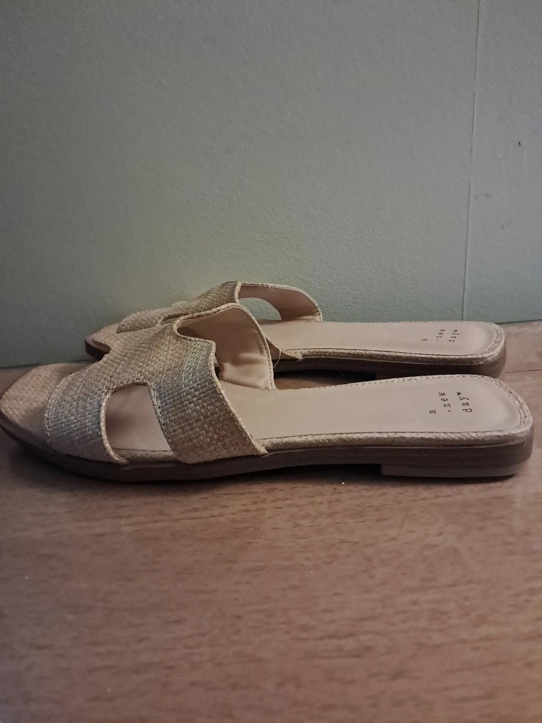 A New Day Easy On And Off Sandles  Size 9