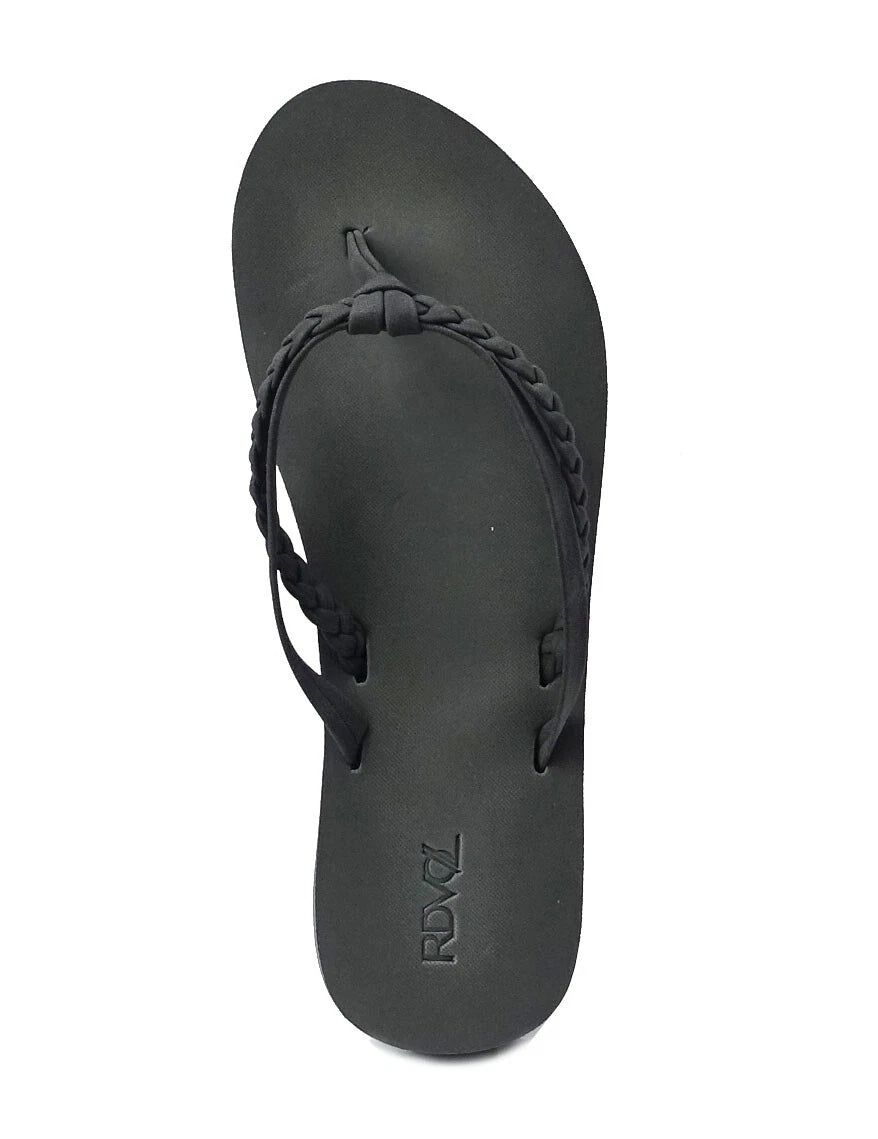 New Womens Double-Strap Braided Beach Sandal UltraSoft Glitter Fashion Flip Flop