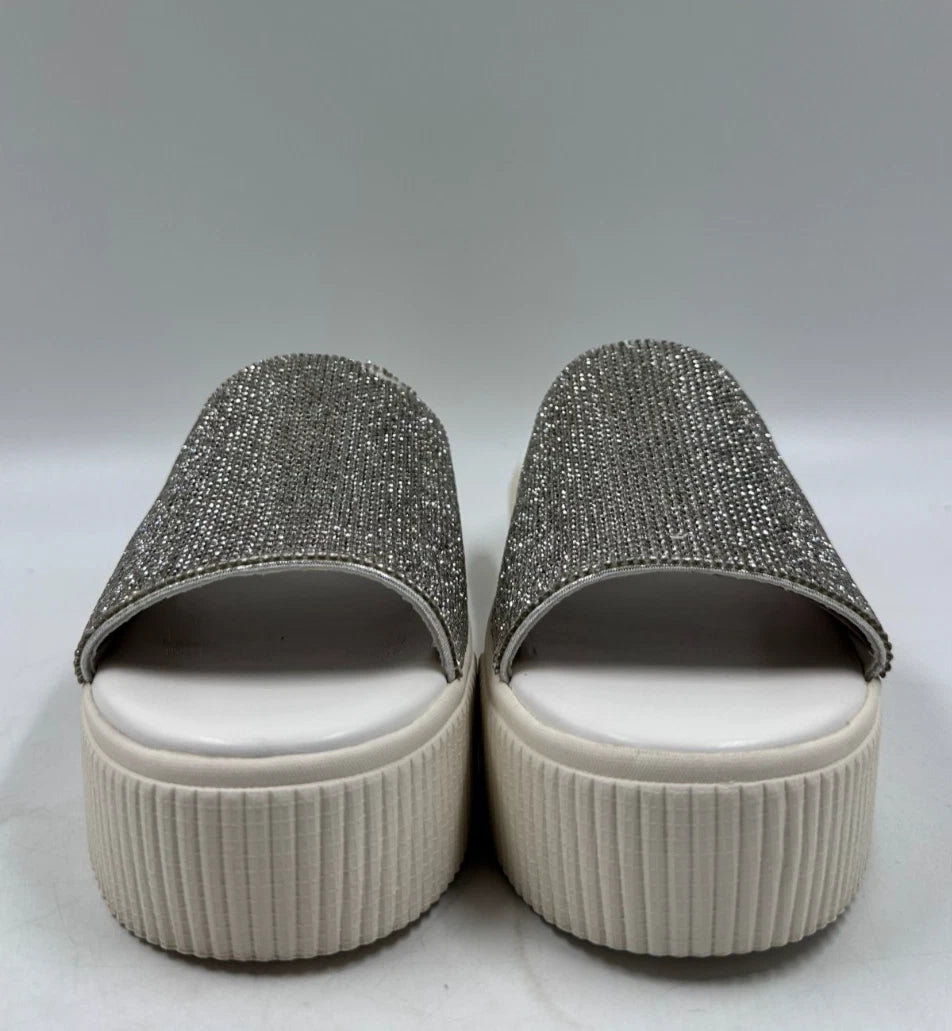 Jessica SImpson Women's Ezira Slip-On Chunky Casual Fashion Slides Size 8.5M
