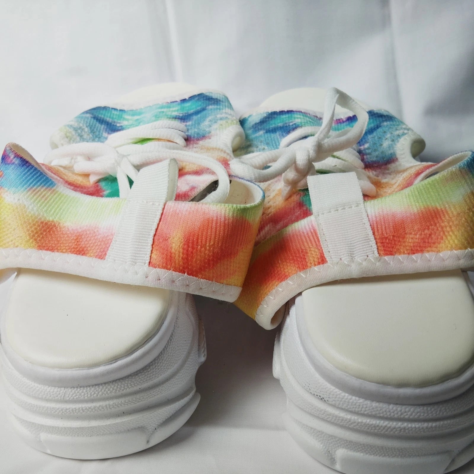 Fashion Women's Slingback Slide Sandal Tie Dye Size 40 EUR (8.5 US) New Lace Up.