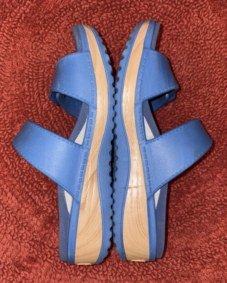 Dansko Women's Kandi Blue Sandal Slide Mule Size 7.5 - 8 M, Comfort & Style
