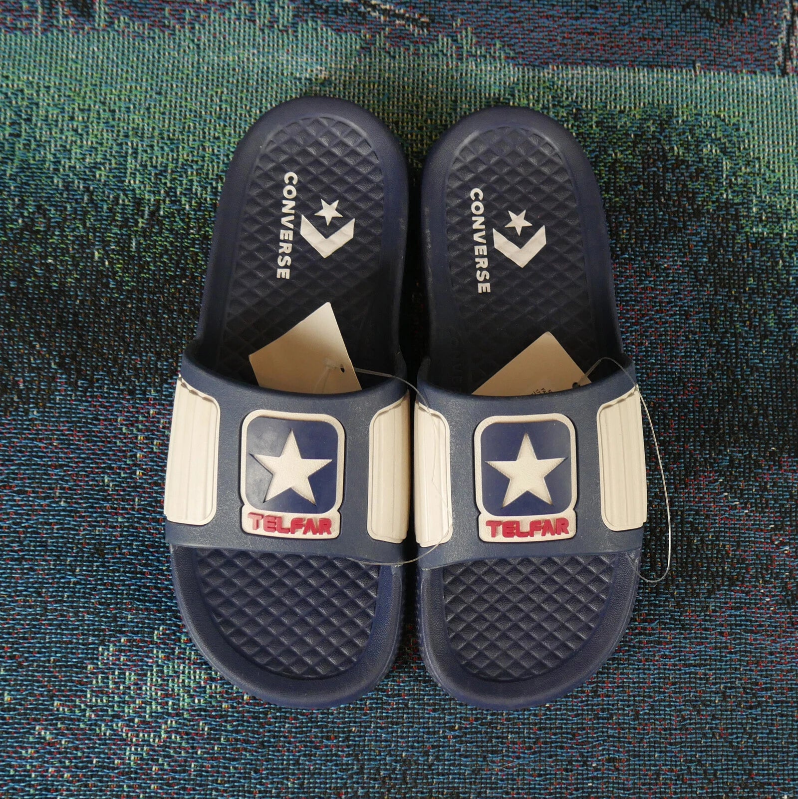 Converse x Telfar Rubber Slides Navy Blue Fashion Bag
