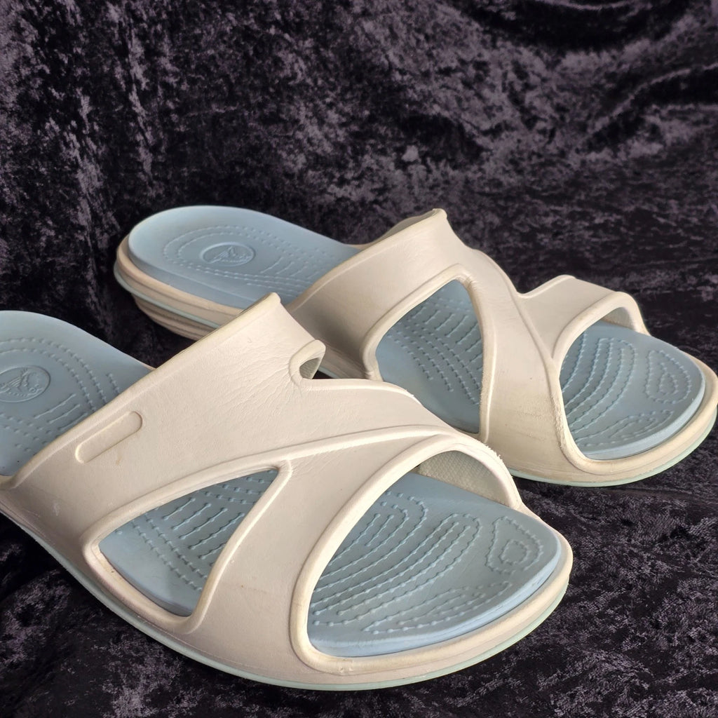 Crocs 10 Can't Find Exact Style -Wider Strap -Slip On Sandal Beach Ocean Coastal