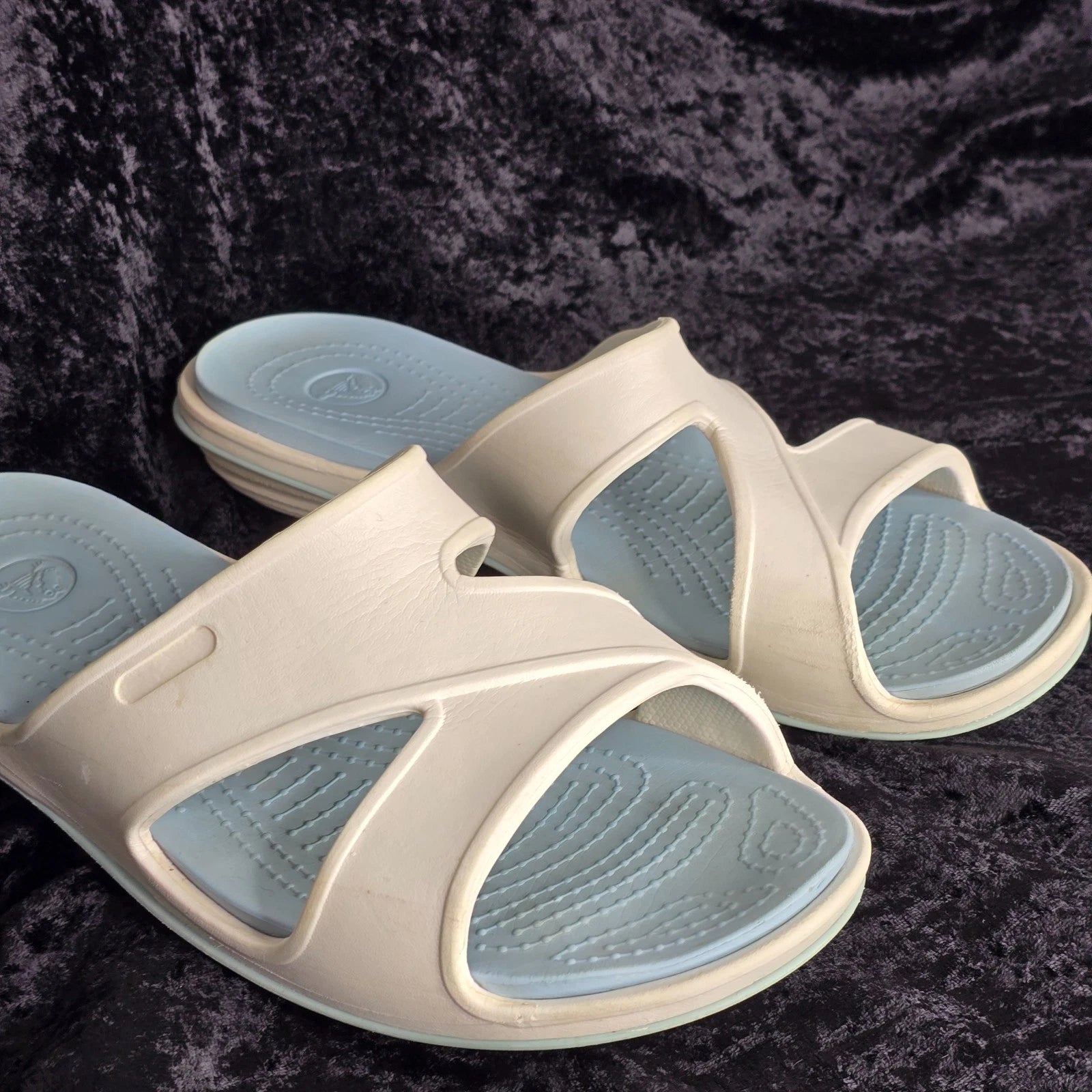 Crocs 10 Can't Find Exact Style -Wider Strap -Slip On Sandal Beach Ocean Coastal