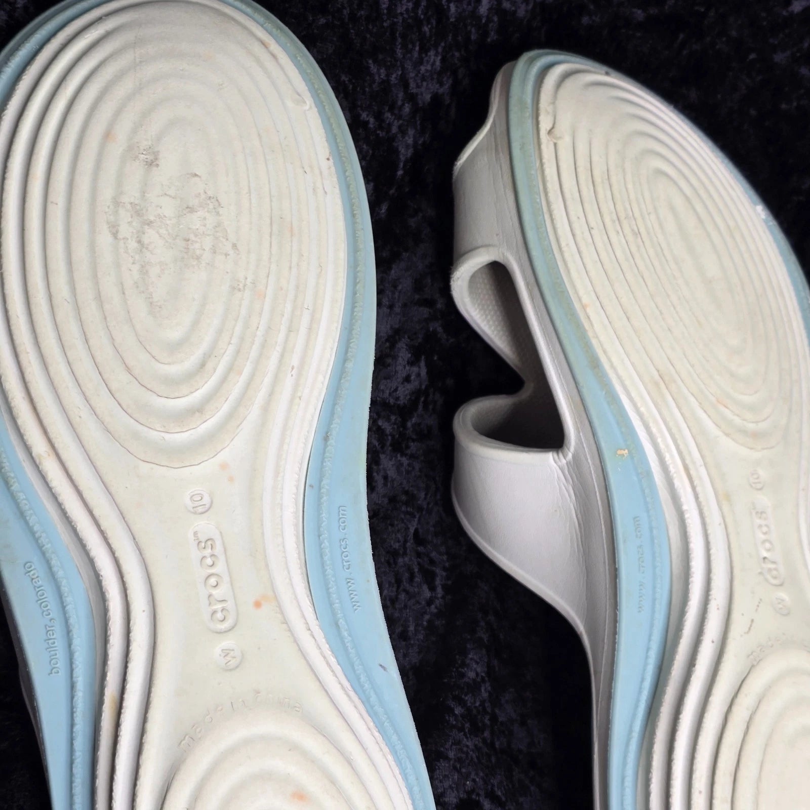 Crocs 10 Can't Find Exact Style -Wider Strap -Slip On Sandal Beach Ocean Coastal