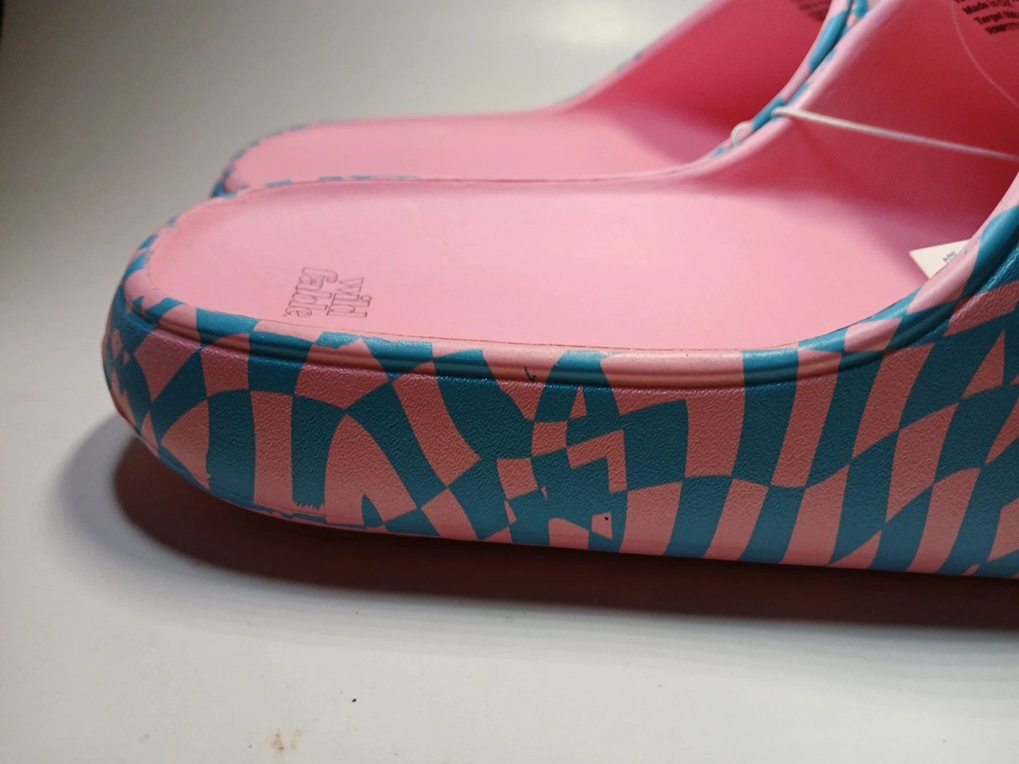 EVA Style Sandals Size 10 Pink/blue Wild Fable NWT Slip-on Open Toe Confortable