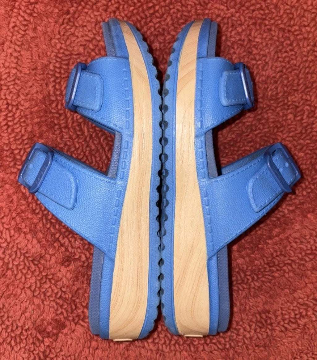Dansko Women's Kandi Blue Sandal Slide Mule Size 7.5 - 8 M, Comfort & Style
