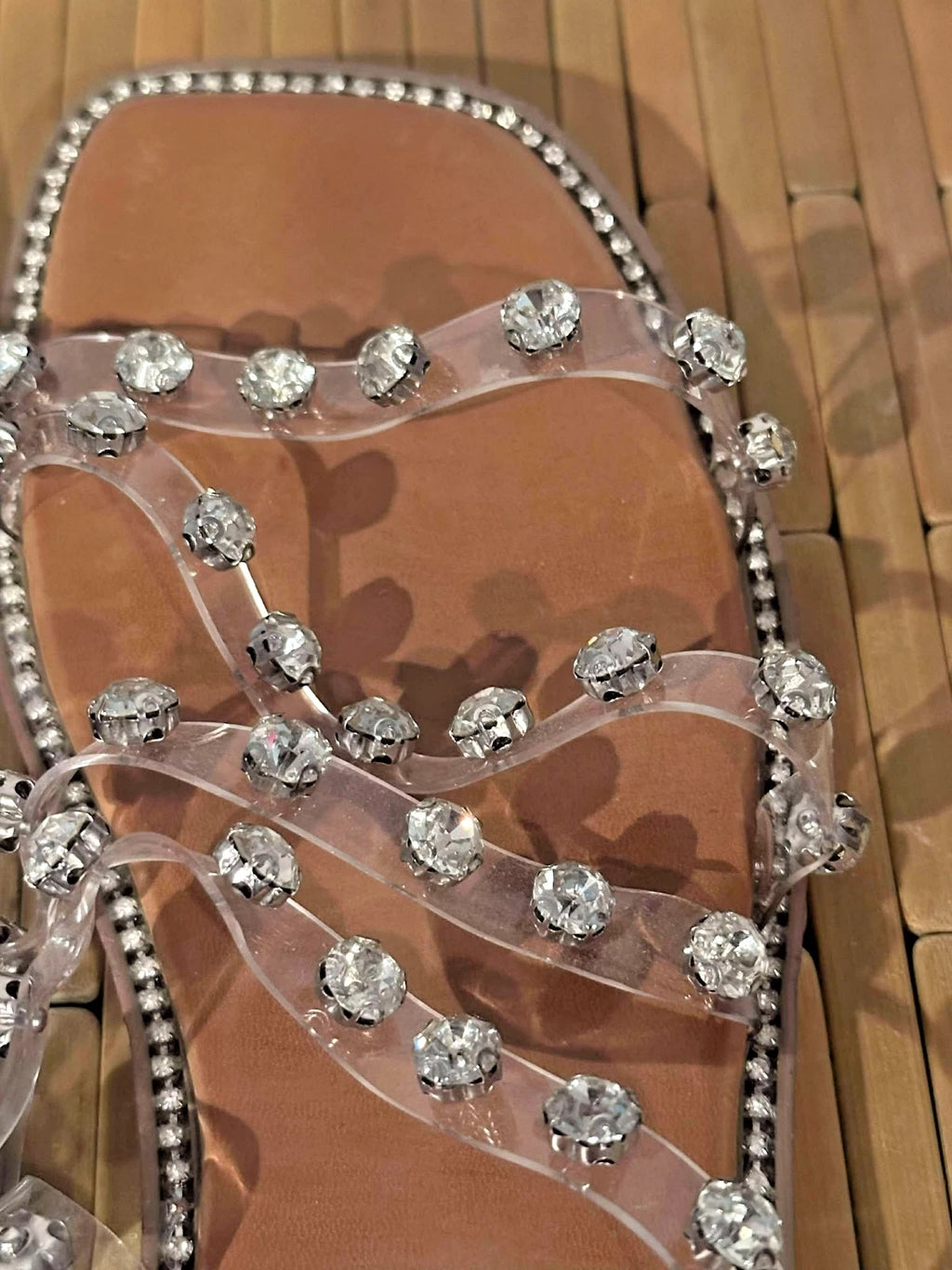 Zigi Soho Briella Rhinestone Slide Sandals Women’s Size 6 – Fashion Glam Shoes