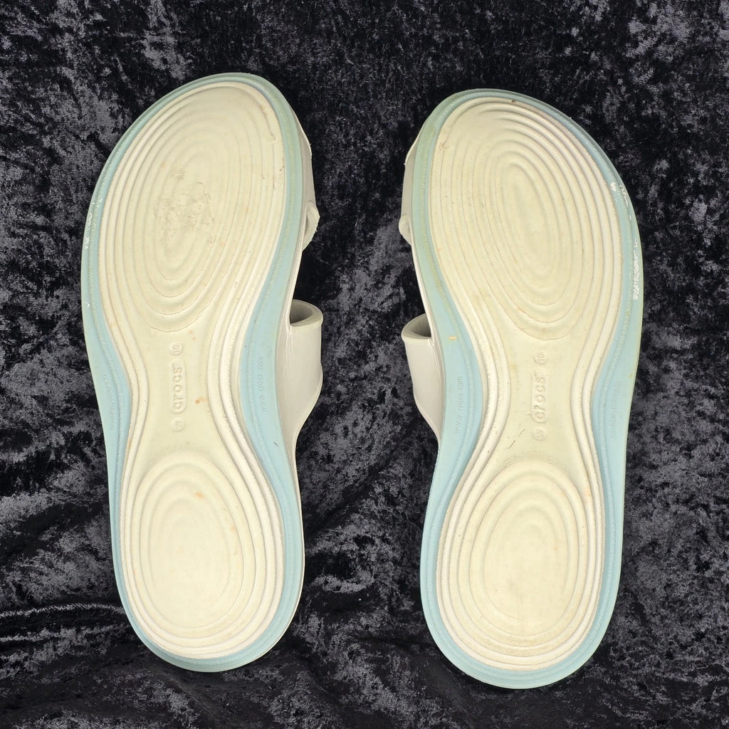 Crocs 10 Can't Find Exact Style -Wider Strap -Slip On Sandal Beach Ocean Coastal