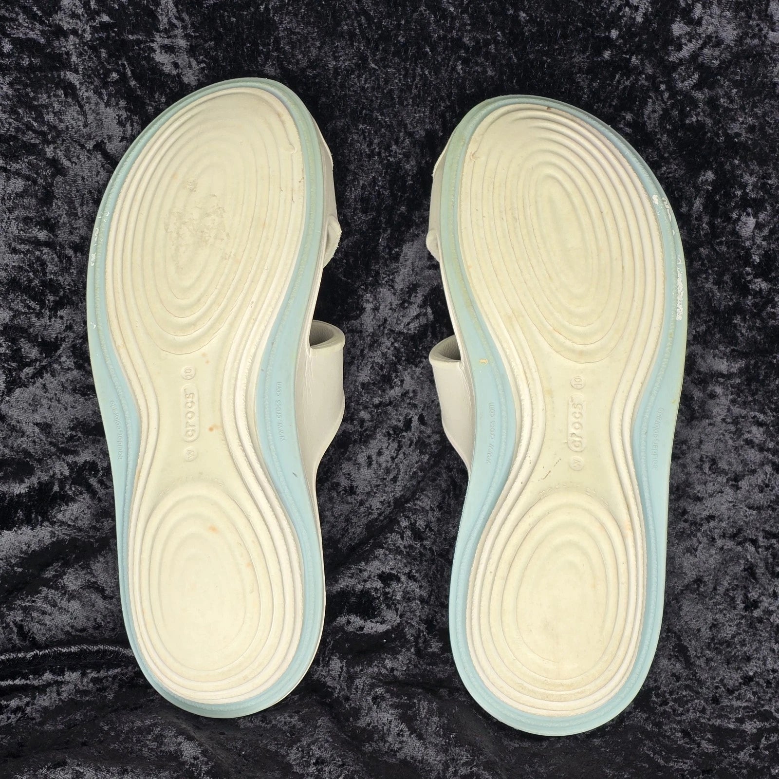 Crocs 10 Can't Find Exact Style -Wider Strap -Slip On Sandal Beach Ocean Coastal