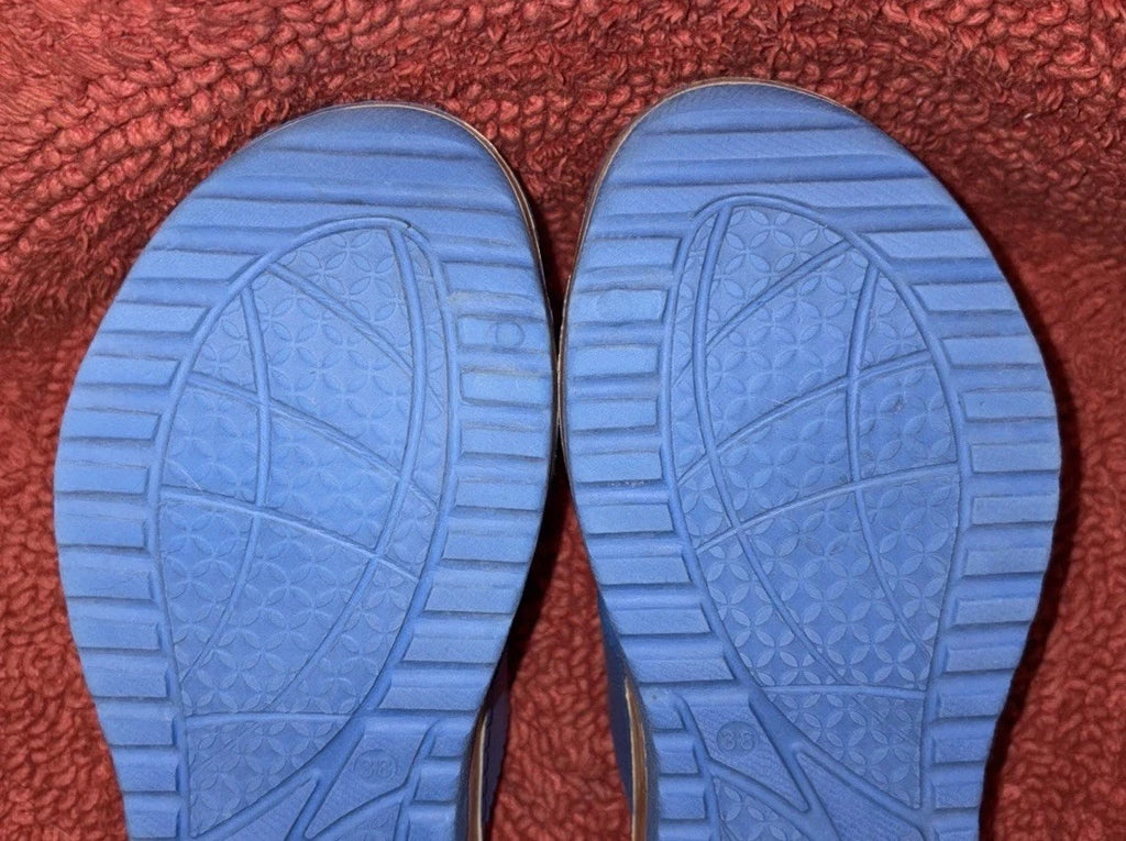 Dansko Women's Kandi Blue Sandal Slide Mule Size 7.5 - 8 M, Comfort & Style