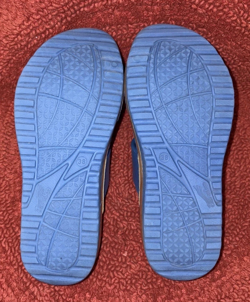 Dansko Women's Kandi Blue Sandal Slide Mule Size 7.5 - 8 M, Comfort & Style