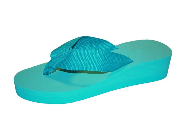 Womens Flip Flop Fashion Color Open Toes Platform Wedge Sandals  5 6 7 8 9 10 11