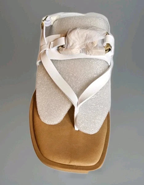 FITORY Womens Flat Adjustable Strap Sandals With Casual Fashion Slingback Slides