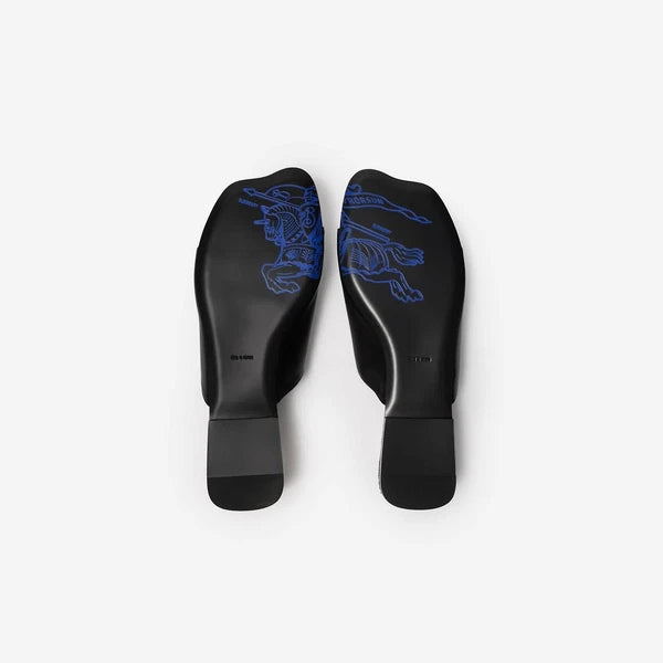 Burberry Leather Duck Slides