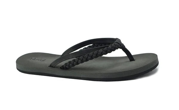 New Womens Double-Strap Braided Beach Sandal UltraSoft Glitter Fashion Flip Flop