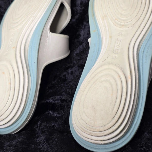 Crocs 10 Can't Find Exact Style -Wider Strap -Slip On Sandal Beach Ocean Coastal
