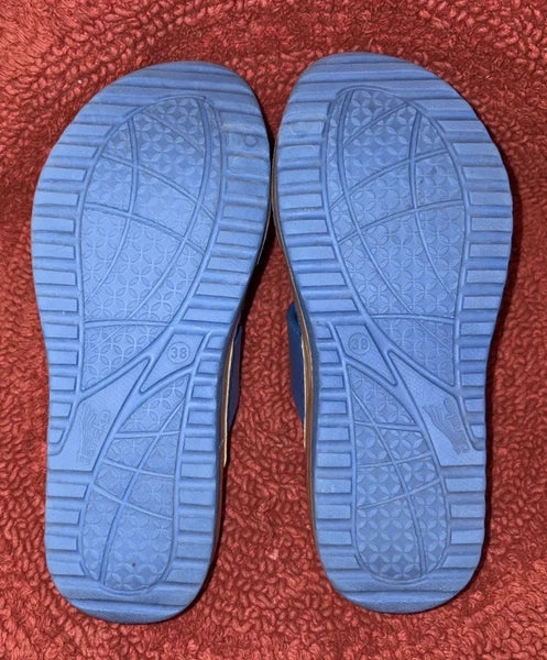 Dansko Women's Kandi Blue Sandal Slide Mule Size 7.5 - 8 M, Comfort & Style