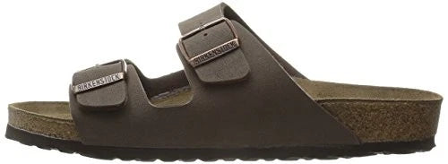 Birkenstock Unisex Arizona Slide Fashion Sandals, Mocha Leather 9 Women/7 Men US