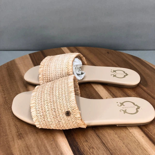Wonder Natural Slides Womens 7 Sandals Catcher Style Slip On