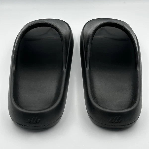 Decibel Mens Black DB Slide Sandals Foam Cushioned Slip On Yeezy Style Size 8–11