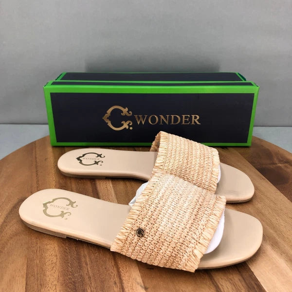 Wonder Natural Slides Womens 7 Sandals Catcher Style Slip On