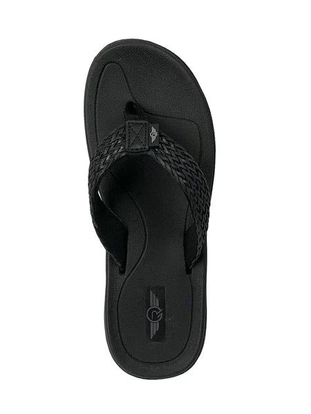 New Womens Double-Strap Braided Beach Sandal UltraSoft Glitter Fashion Flip Flop