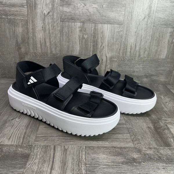 Adidas Women's size 10 Slyn Black Platform Sandals