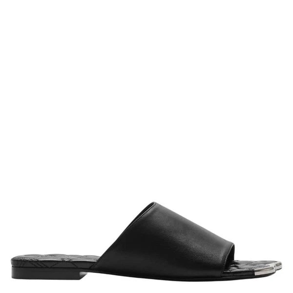 Burberry Leather Duck Slides