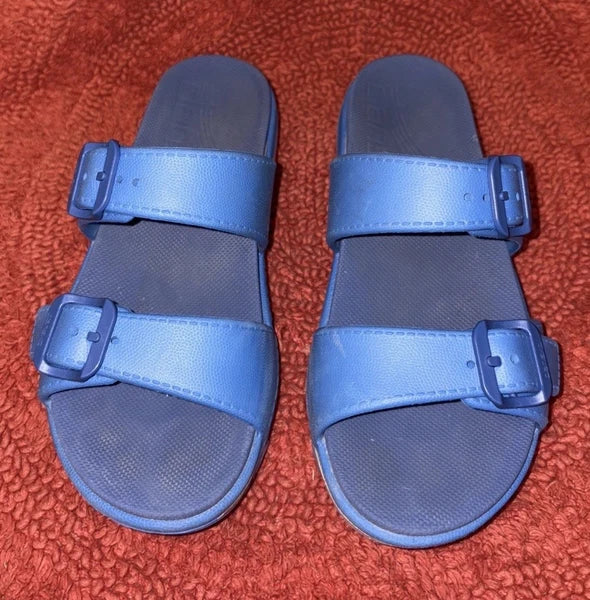 Dansko Women's Kandi Blue Sandal Slide Mule Size 7.5 - 8 M, Comfort & Style