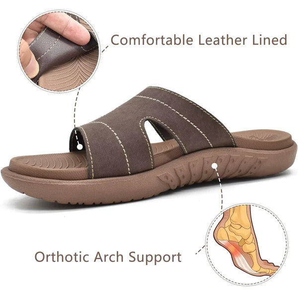 KuaiLu Womens Fashion Orthotic Slides Ladies Lightweight Athletic Yoga Mat Wa...