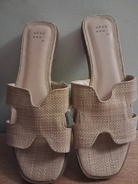 A New Day Easy On And Off Sandles  Size 9