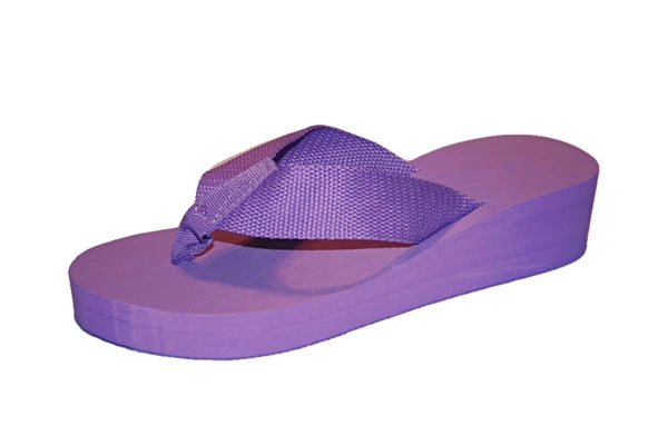 Womens Flip Flop Fashion Color Open Toes Platform Wedge Sandals  5 6 7 8 9 10 11