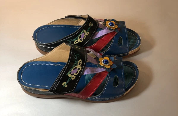 Bohemian style fashion non-slip wedge sandals Size 9 New